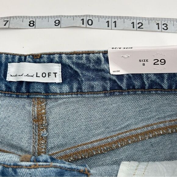 NWT LOFT made and loved cut off shorts size 8/29 - Picture 8 of 9